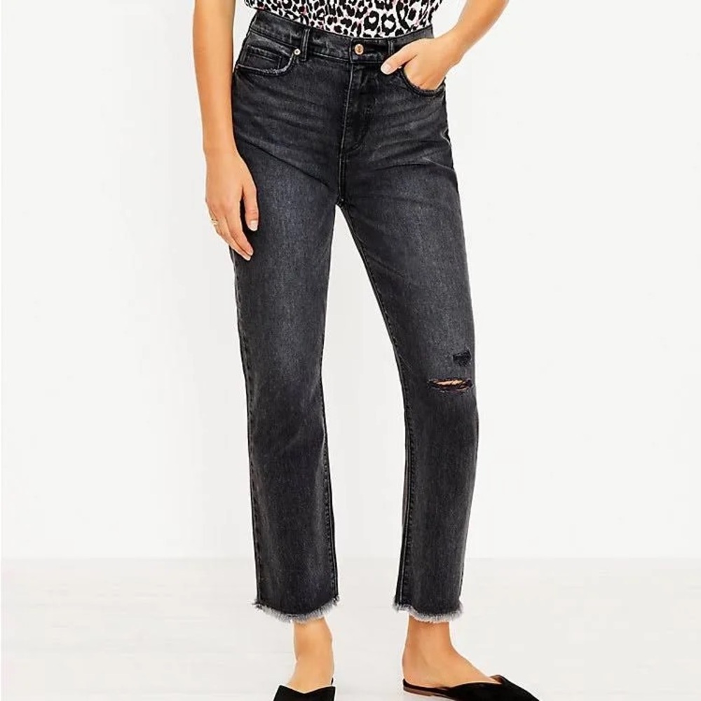 LOFT - The Straight Crop Jeans Sz 6 / 28